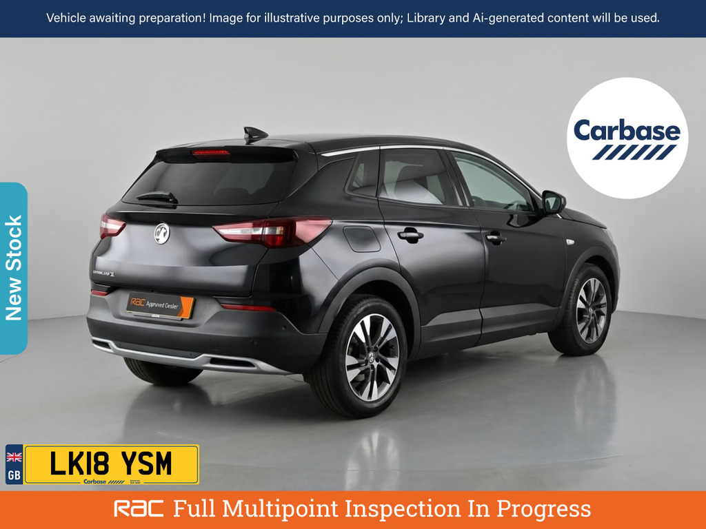 Vauxhall Grandland X 1.2 Turbo Sport Nav Suv Euro 6 S Black #2