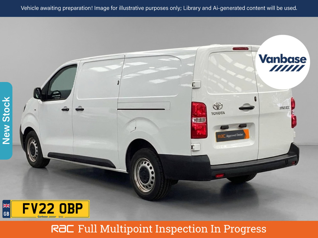 Toyota PROACE 2.0D Active Long Panel Van 6Dr Lwb E White #2