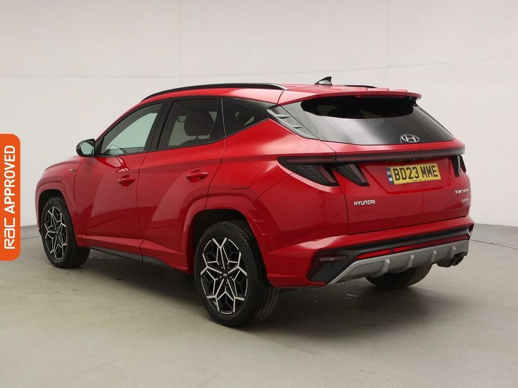 Hyundai Tucson 1.6 H T-gdi N Line Suv Hybrid Euro Red #4