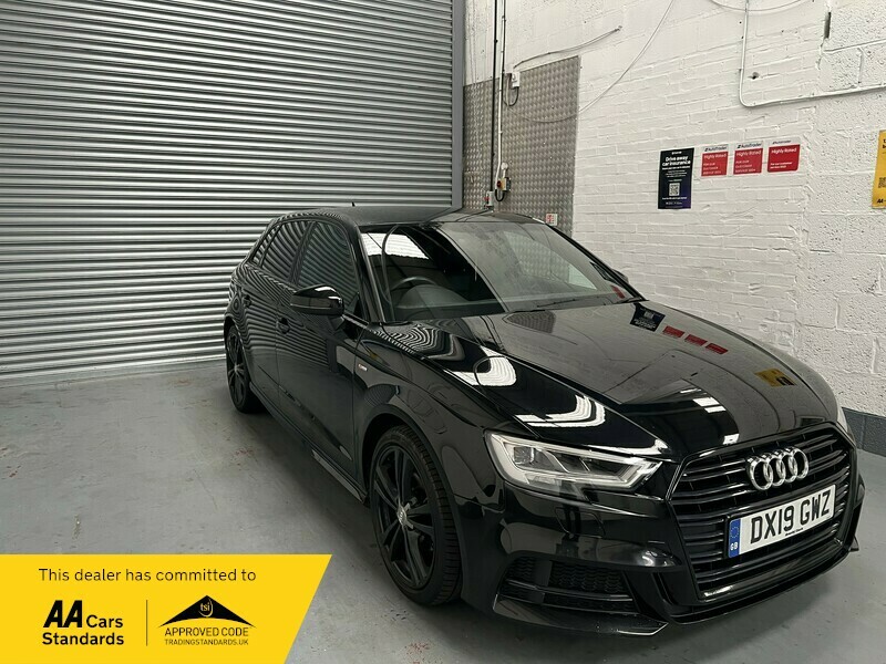 Audi A3 Sportback Tfsi S Line Black