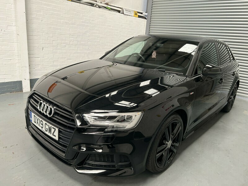 Audi A3 Sportback Tfsi S Line Black #5