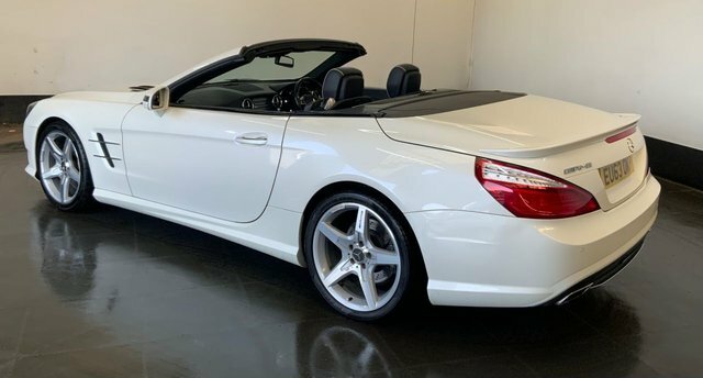 Mercedes-Benz SL Class 3.5 Sl350 Amg Sport Convertible G-troni White #3