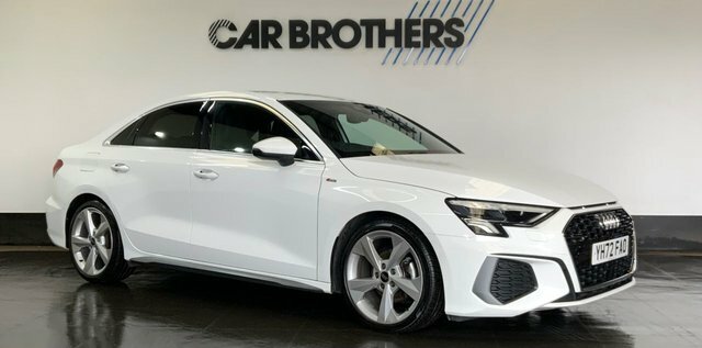 Audi A3 1.5 Tfsi 35 S Line Saloon S Tronic Euro White #2