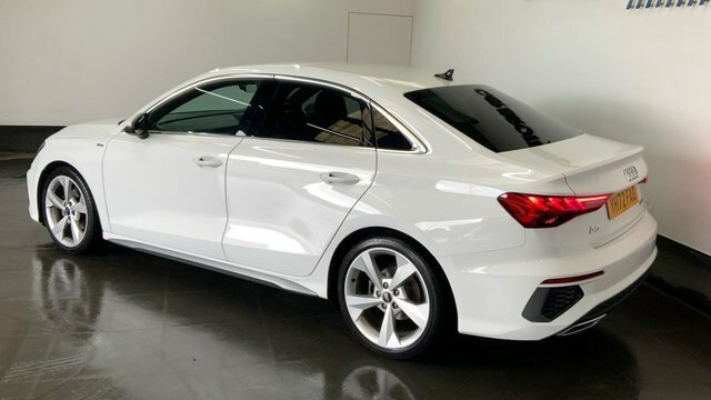 Audi A3 1.5 Tfsi 35 S Line Saloon S Tronic Euro White #4