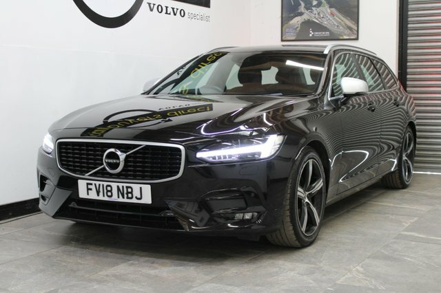 Volvo V90 2018 2.0 D4 R-design Euro 6 Ss FV18NBJ Black #5