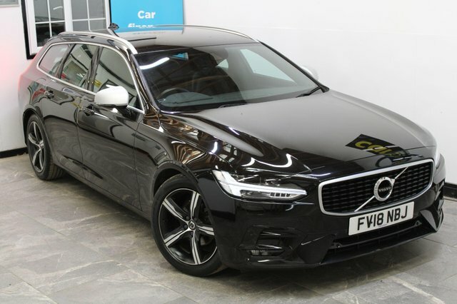Volvo V90 2018 2.0 D4 R-design Euro 6 Ss FV18NBJ Black #6