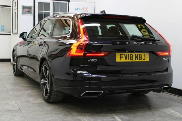 Volvo V90 2018 2.0 D4 R-design Euro 6 Ss FV18NBJ Black #3