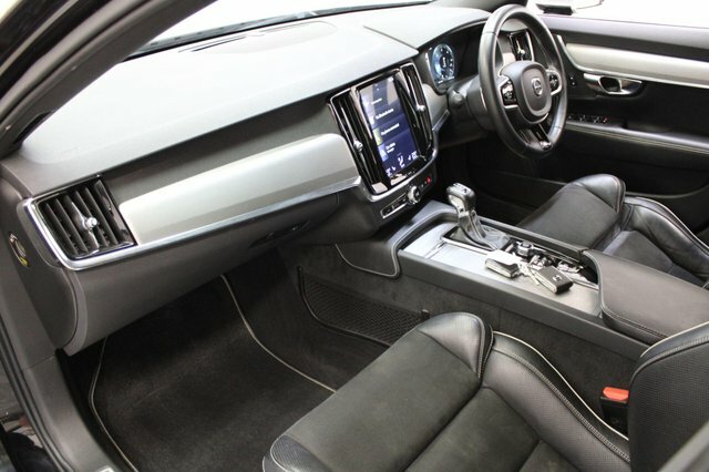 Volvo V90 2018 2.0 D4 R-design Euro 6 Ss FV18NBJ Black #2