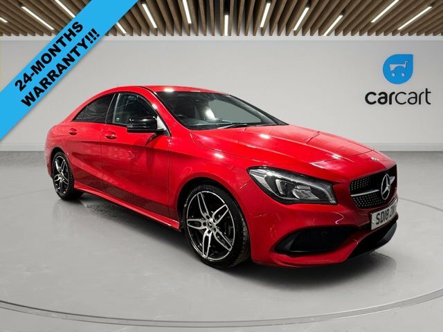 Mercedes-Benz CLA Class Cla200d Amg Line Coupe Red