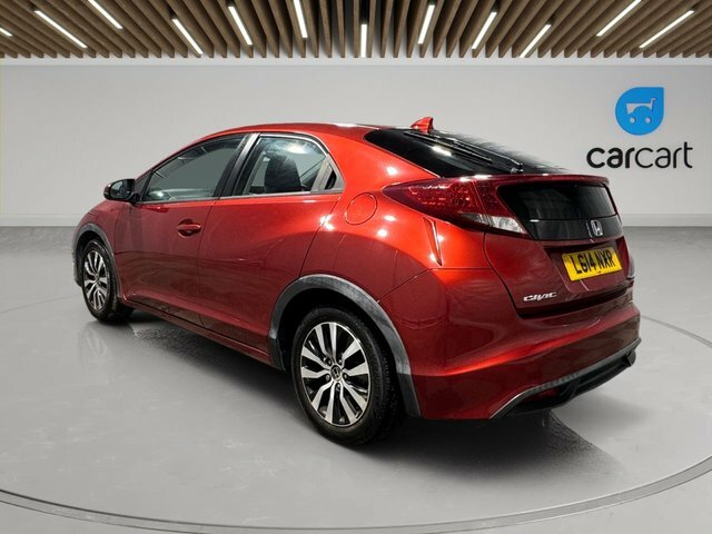 Honda Civic I-dtec S Hatchback Red #4