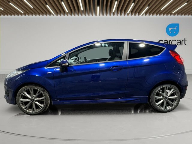 Ford Fiesta Ecoboost St-line Hatchback BK17YRS Blue #4