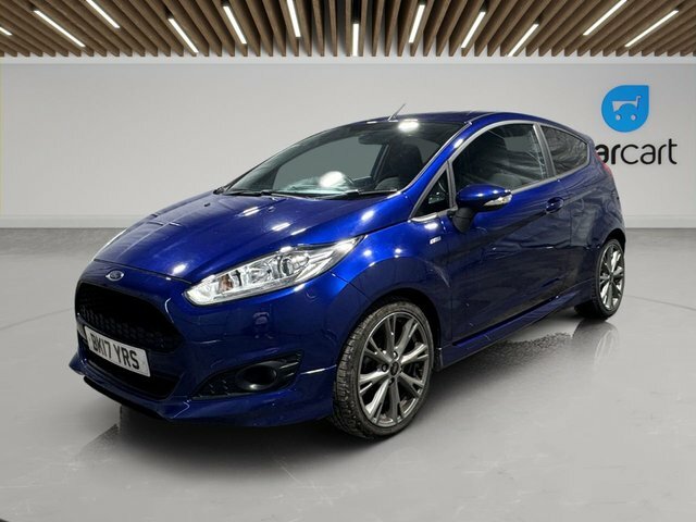 Ford Fiesta Ecoboost St-line Hatchback BK17YRS Blue #3