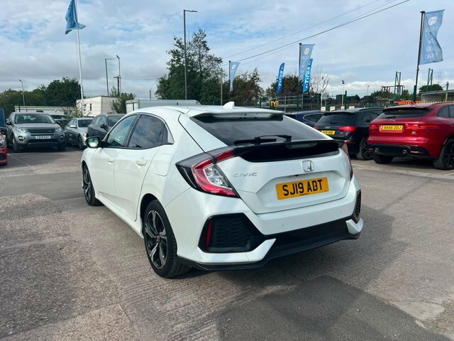 Honda Civic Vtec Turbo Sr Hatchback White #3
