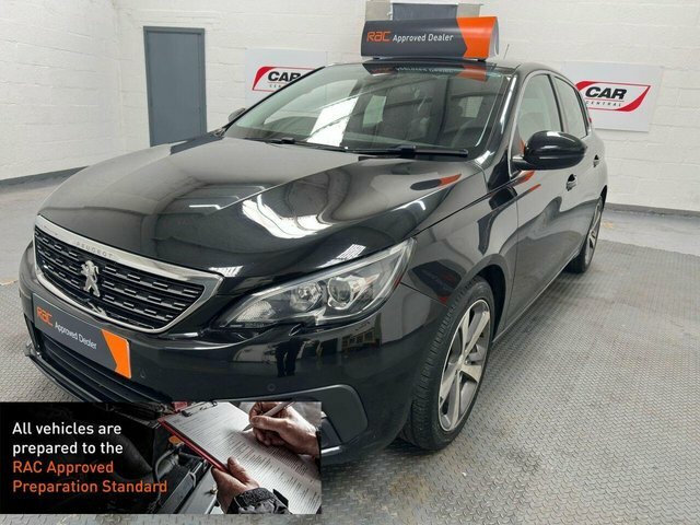 Peugeot 308 1.5 Bluehdi Allure Hatchback Eur RK68WJD Black