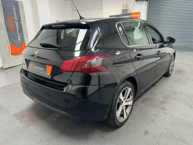 Peugeot 308 1.5 Bluehdi Allure Hatchback Eur RK68WJD Black #6