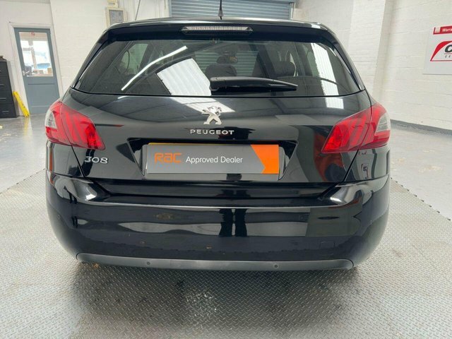 Peugeot 308 1.5 Bluehdi Allure Hatchback Eur RK68WJD Black #5