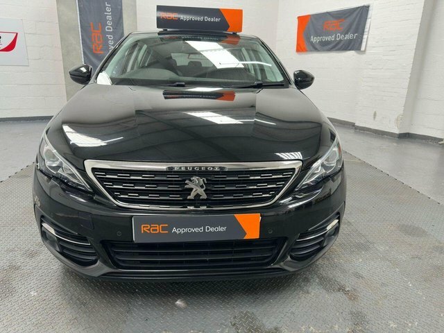 Peugeot 308 1.5 Bluehdi Allure Hatchback Eur RK68WJD Black #2