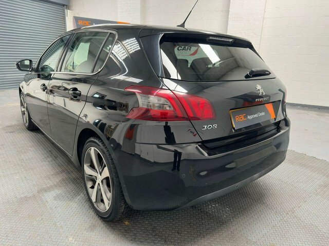 Peugeot 308 1.5 Bluehdi Allure Hatchback Eur RK68WJD Black #4