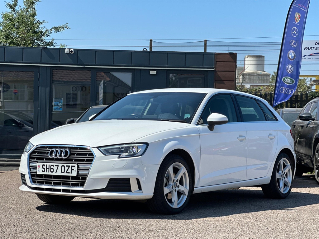 Audi A3 2.0 Tdi Sport Sportback S Tronic Euro 6 Ss White #3