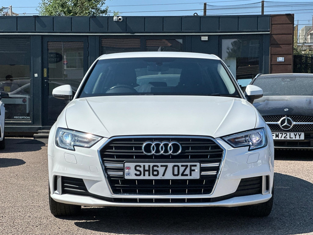 Audi A3 2.0 Tdi Sport Sportback S Tronic Euro 6 Ss White #2