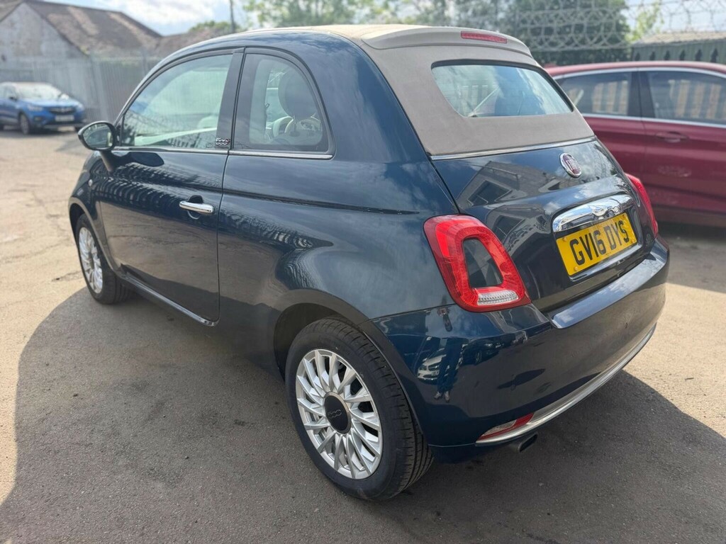 Fiat 500C 1.2 Lounge Dualogic Euro 6 Ss Blue #4