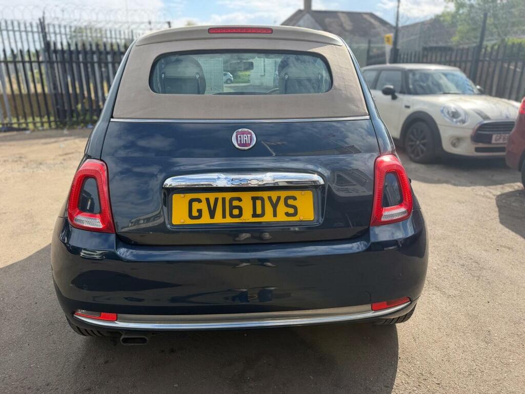 Fiat 500C 0.9 Twinair S Convertible Euro 6 Black #11