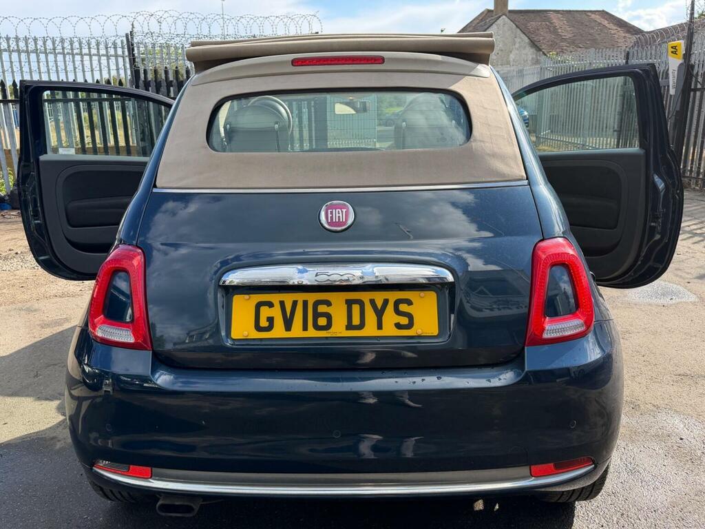 Fiat 500C 0.9 Twinair S Convertible Euro 6 Black #62