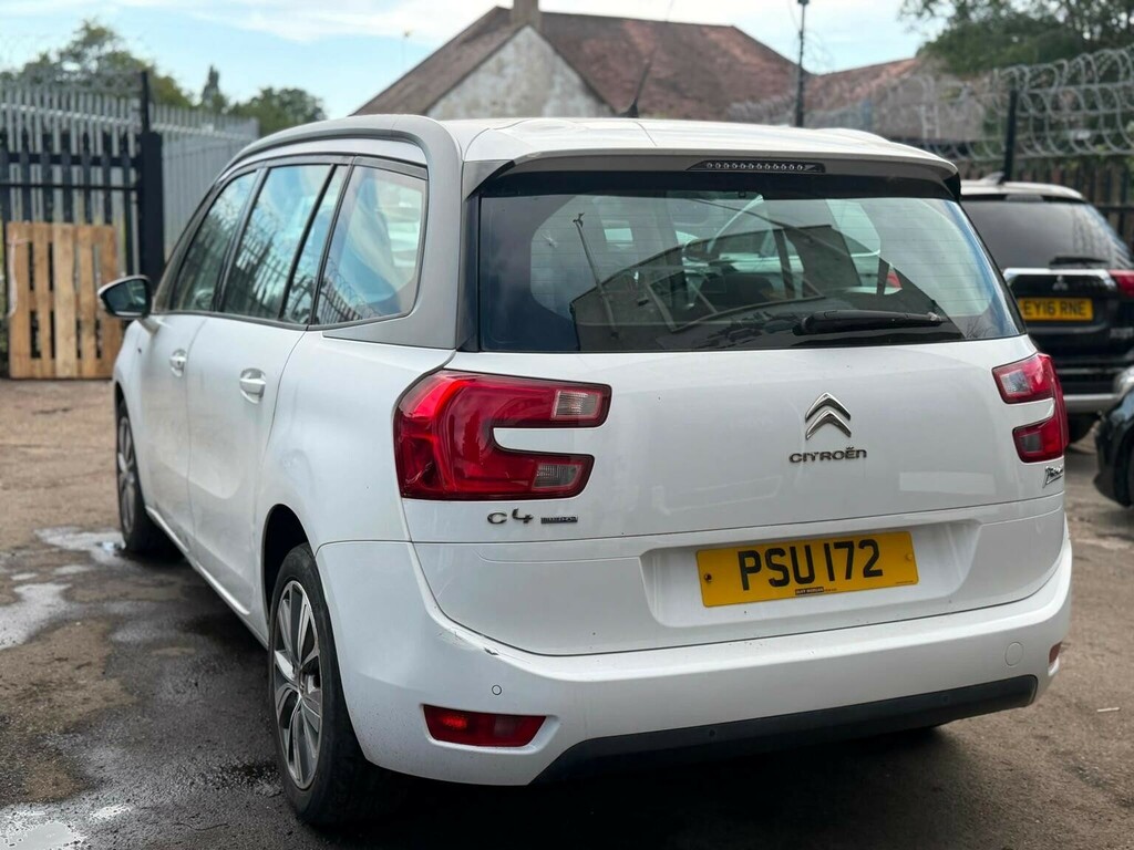 Citroen Grand C4 Picasso 1.6 Bluehdi Vtr Eat6 Euro 6 Ss White #4