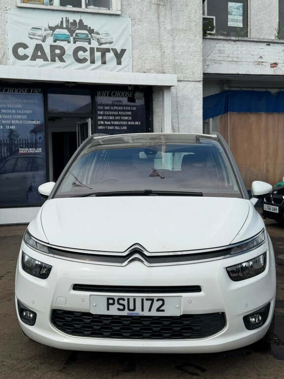 Citroen Grand C4 Picasso 1.6 Bluehdi Vtr Eat6 Euro 6 Ss White #2