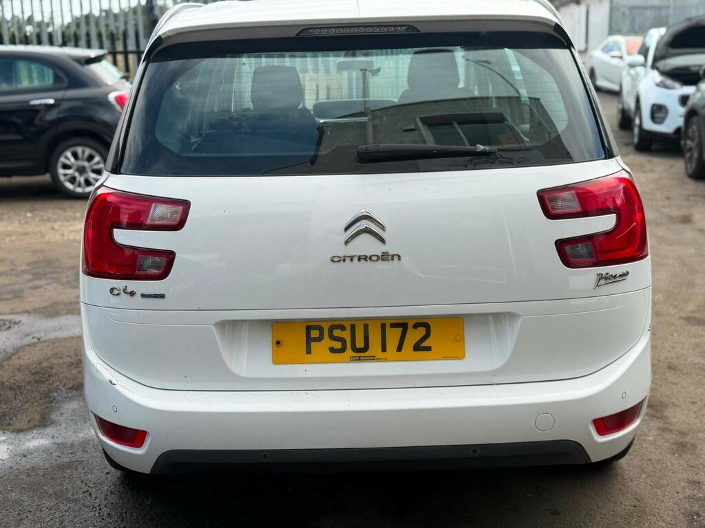 Citroen Grand C4 Picasso 1.6 Bluehdi Vtr Eat6 Euro 6 Ss White #6