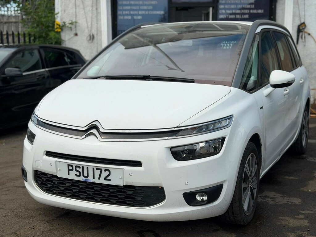 Citroen Grand C4 Picasso 1.6 Bluehdi Vtr Eat6 Euro 6 Ss White #3