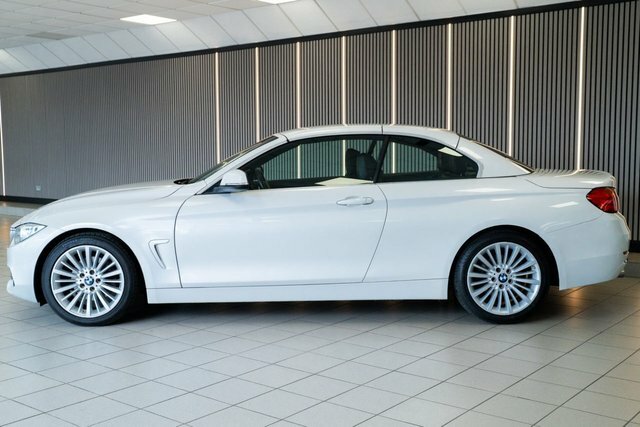 BMW 4 Series 2.0 420D Luxury Convertible Euro 6 White #6