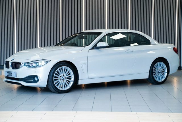 BMW 4 Series 2.0 420D Luxury Convertible Euro 6 White #3