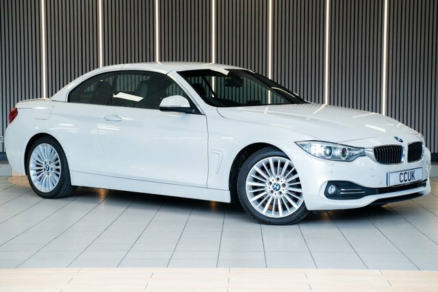 BMW 4 Series 2.0 420D Luxury Convertible Euro 6 White