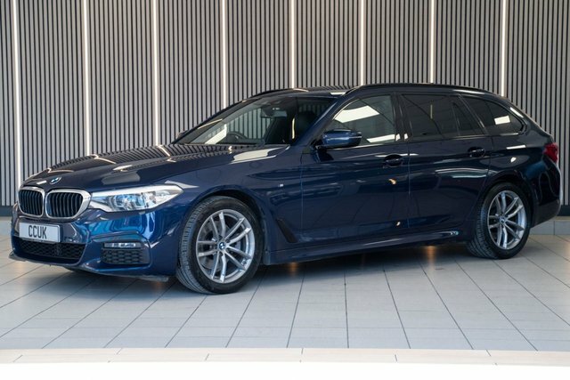 BMW 5 Series 2.0 520D M Sport Touring Euro 6 S Blue #3