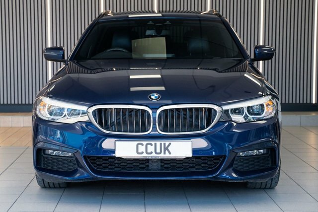 BMW 5 Series 2.0 520D M Sport Touring Euro 6 S Blue #2