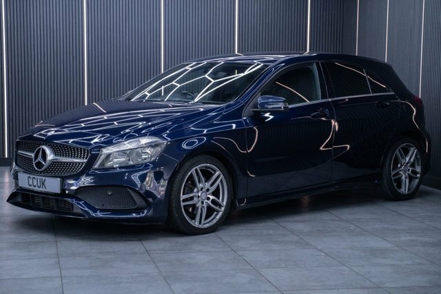 Mercedes-Benz A Class 1.5 A180d Amg Line Executive Hatchback Diese RF66CXY Blue #3