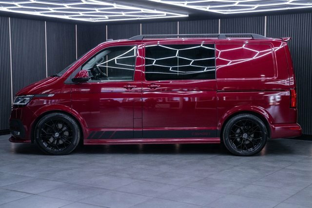 Volkswagen Transporter 2.0 Tdi T32 Highline Kombi Double Cab D Red #6