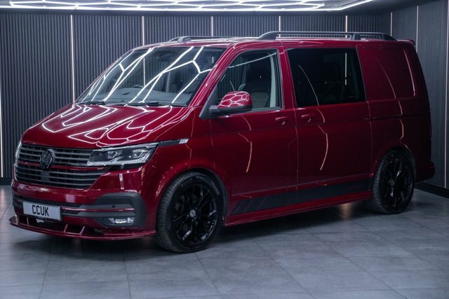 Volkswagen Transporter 2.0 Tdi T32 Highline Kombi Double Cab D Red #3