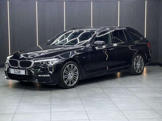 BMW 5 Series 2.0 520I M Sport Touring Euro 6 S Black #3