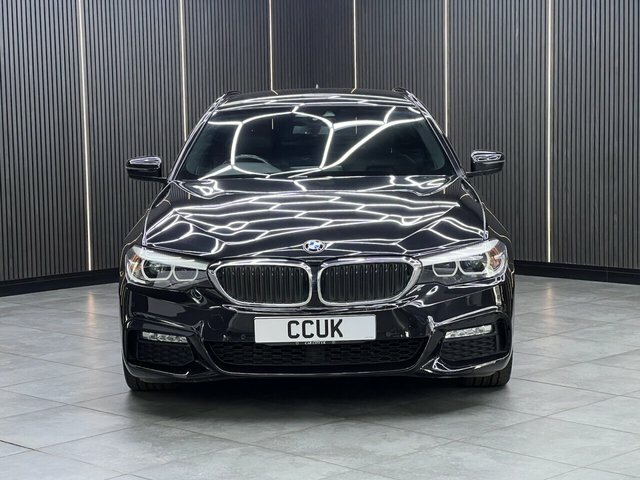 BMW 5 Series 2.0 520I M Sport Touring Euro 6 S Black #2