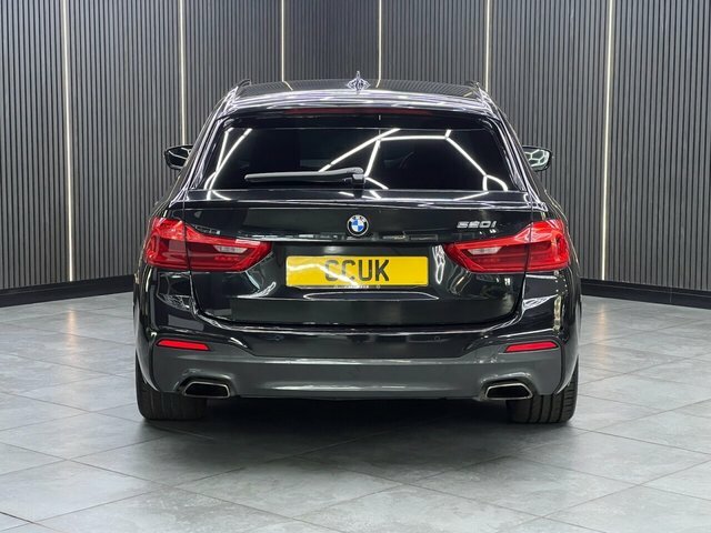 BMW 5 Series 2.0 520I M Sport Touring Euro 6 S Black #6