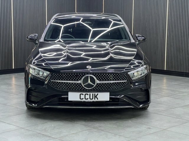 Mercedes-Benz A Class 1.3 A200h Mhev Amg Line Executive Saloon Pet Black #2