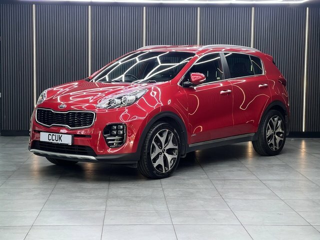 Kia Sportage 2.0 Crdi Gt-line Suv Awd Euro 6 Red #3