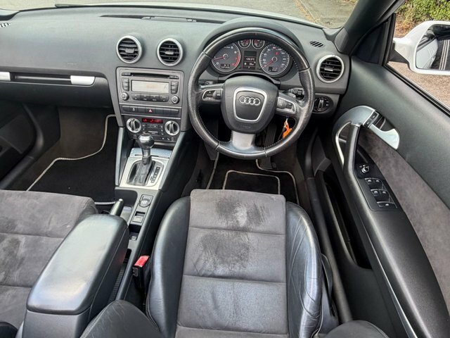 Audi A3 Cabriolet S Line Silver #9