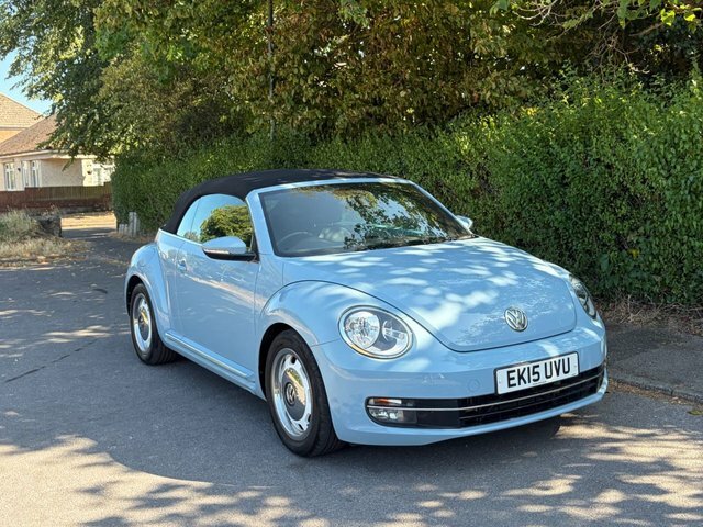 Volkswagen Beetle 1.6 Tdi Bluemotion Tech Design Cabriolet Diese Blue #2