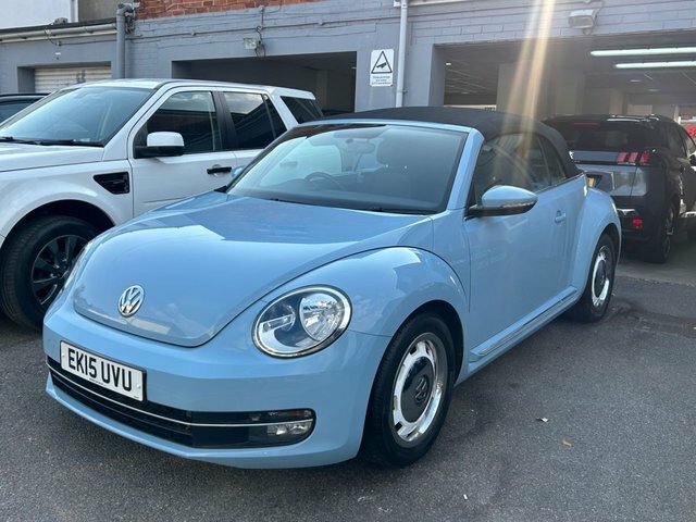 Volkswagen Beetle 1.6 Tdi Bluemotion Tech Design Cabriolet Diese Blue