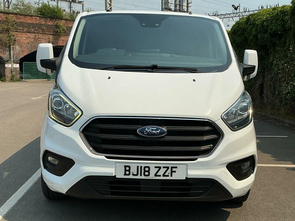 Ford Transit Custom 2.0 300 Ecoblue Limited Crew Van L1 H1 Euro 6 BJ18ZZF White #6