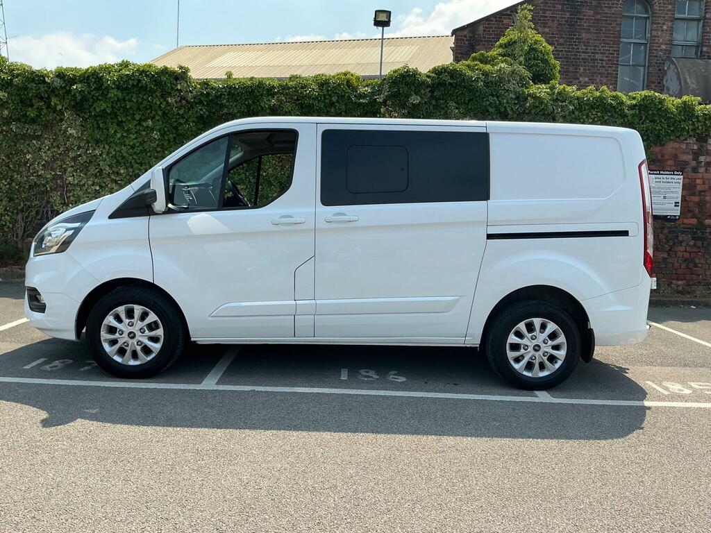 Ford Transit Custom 2.0 300 Ecoblue Limited Crew Van L1 H1 Euro 6 BJ18ZZF White #5