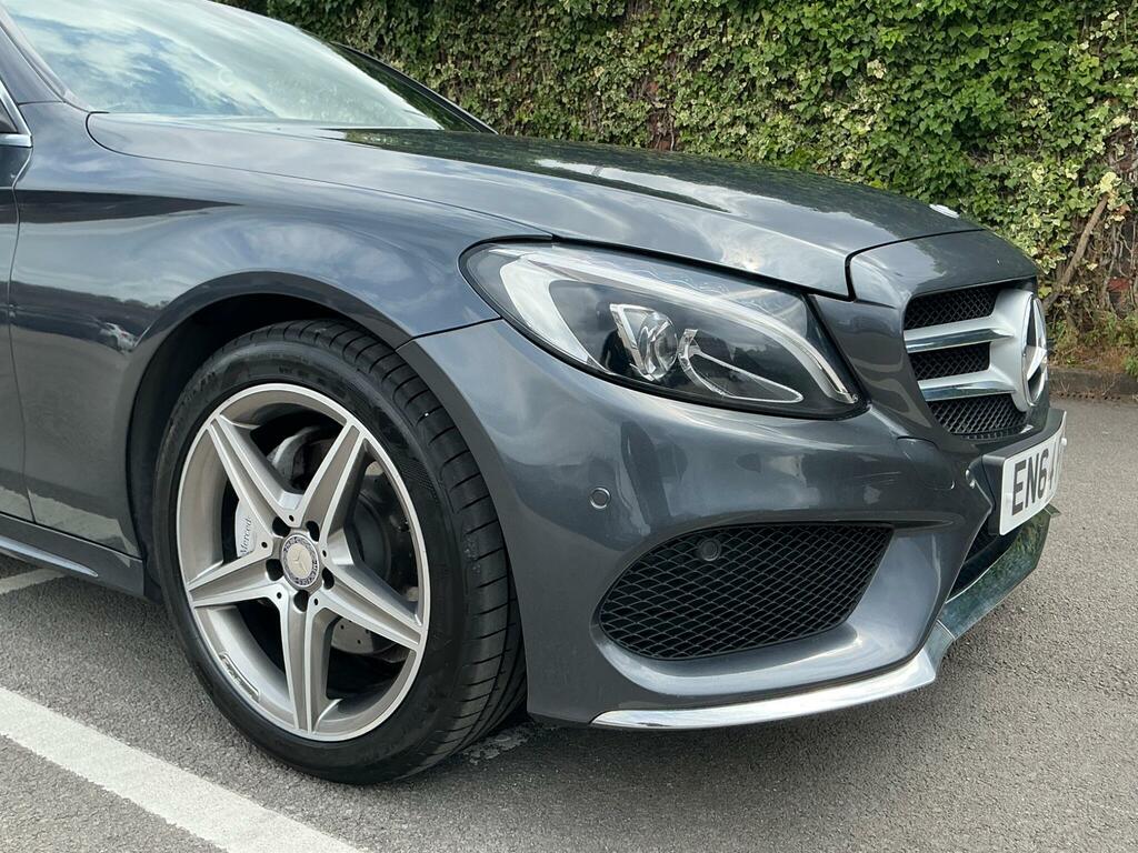 Mercedes-Benz C Class 1.6 C200 Bluetec Amg Line Euro 6 Ss Grey #2